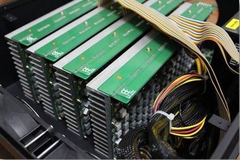 An advanced mining rig setup in a hosted environment, highlighting efficient hardware and seamless integration for optimal cryptocurrency extraction